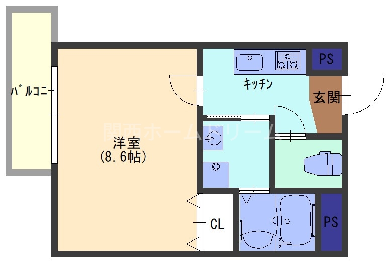アヴェーレ早苗町の間取り写真