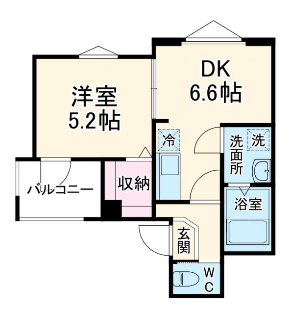 ビスタ保土ヶ谷の間取り写真