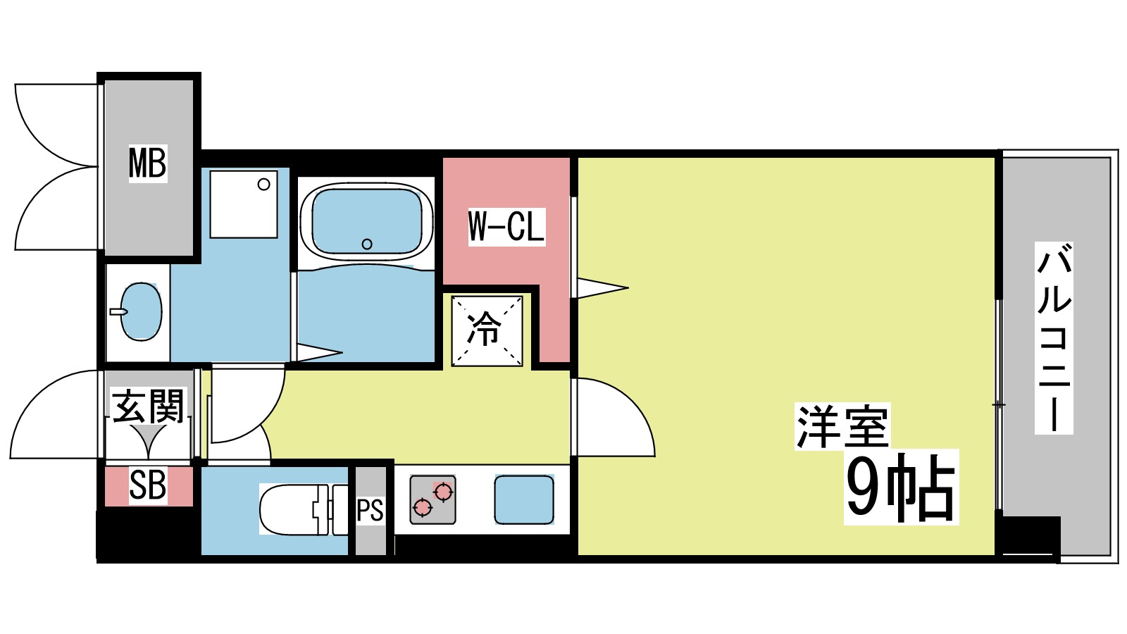 Cherir六甲道の間取り写真
