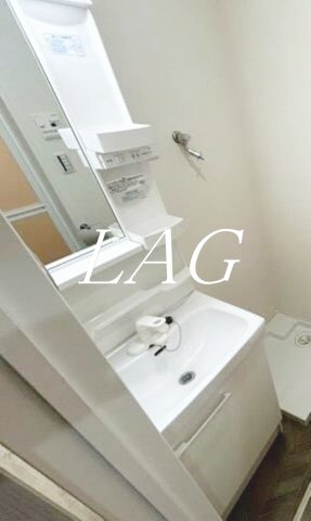 洗面設備　洗面台です。