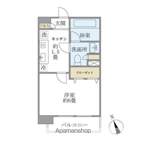 エコロジー白山レジデンスの間取り写真