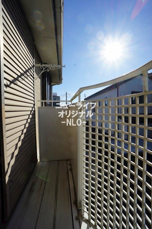 バルコニー　風通しの良いバルコニー