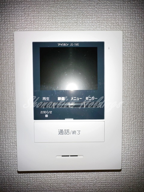 セキュリティ　モニタ付インターホンで安心♪