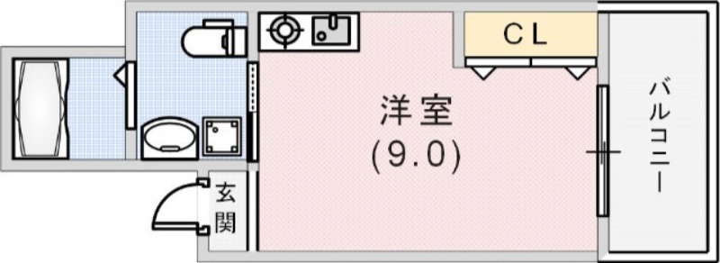 サンステージ神戸大倉山の間取り写真