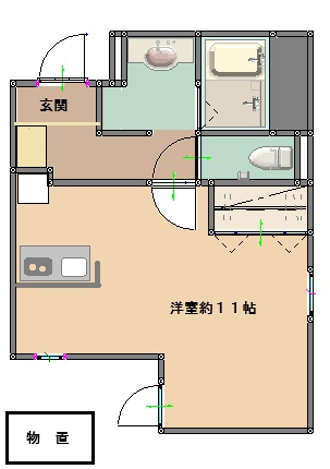ハウス12の間取り写真