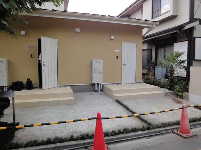 桜のある家の外観写真