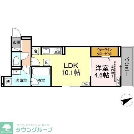 D Paina あざみ野Iの間取り写真