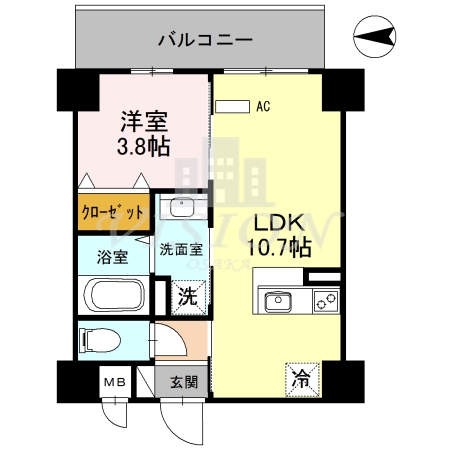 地下鉄御堂筋線 東三国駅 徒歩3分 7階建 築10年の間取り写真