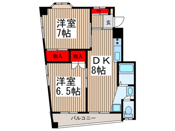 中川ビル88の間取り写真