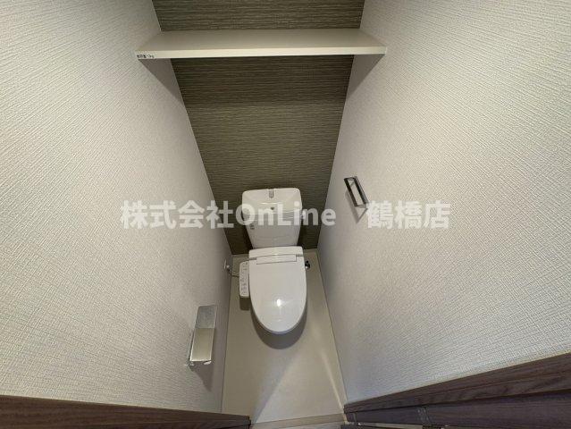 地下鉄千日前線 今里駅 徒歩11分 8階建 築2年のトイレ写真
