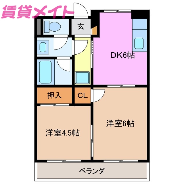 Limpiaグランメールの間取り写真