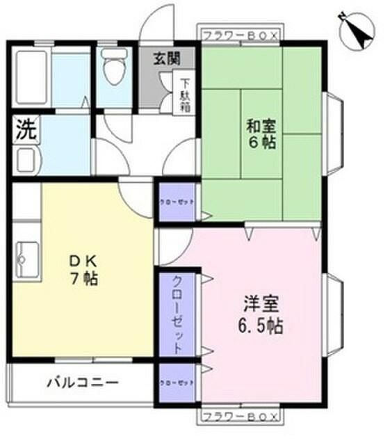 パインヒルズ壱番館の間取り写真