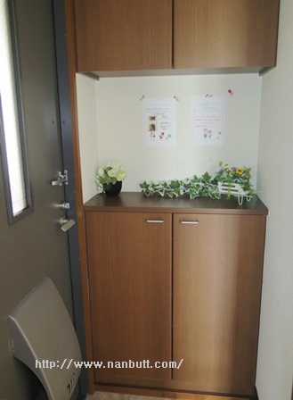 玄関　シューズボックス付き玄関