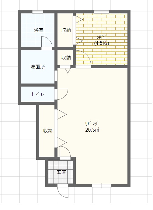 Emerald squareの間取り