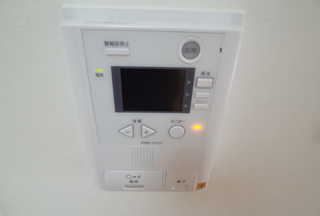 セキュリティ　来客の方が見えて安心、ＴＶモニターホン。