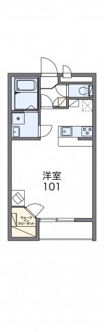 レオパレスウェルメードの間取り