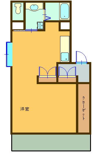 成城ビル石岡の間取り