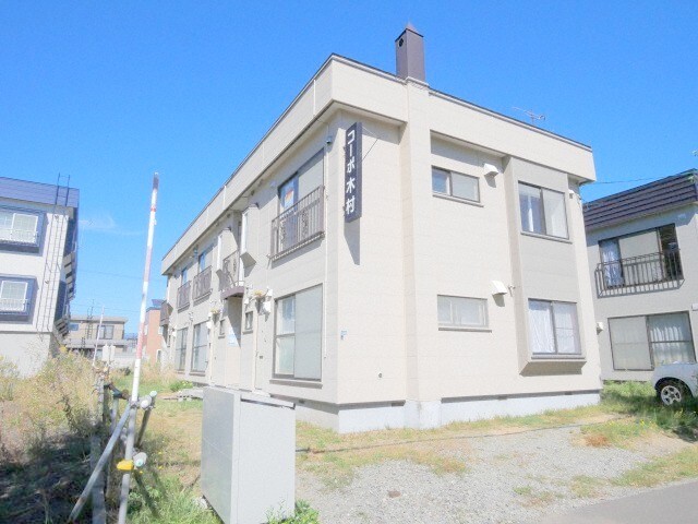 札幌市手稲区新発寒五条のアパートの建物外観