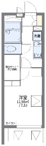 レオパレスＫｓ　ＧＡＲＤＥＮの間取り