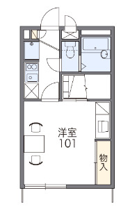 レオパレスYKOキャンプツクバの間取り