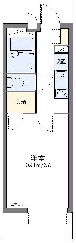 レオパレスボンエルフ豊橋の間取り