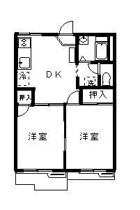 ヴィラージュ　Ｃ棟の間取り