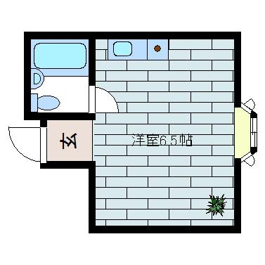 羽曳野市東阪田のマンションの間取り