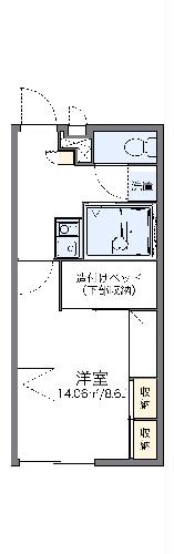 レオパレス通５丁目の間取り