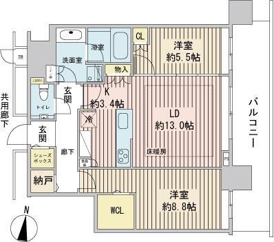 ONE札幌ステーションタワーの間取り