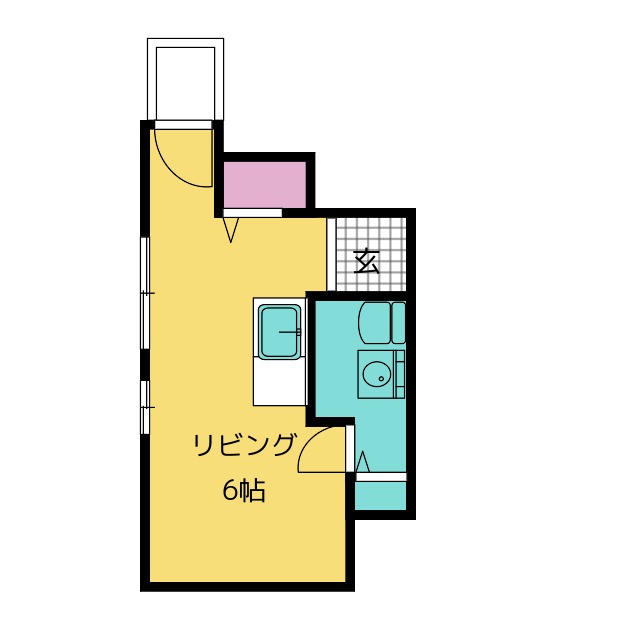 大田区西蒲田のマンションの間取り