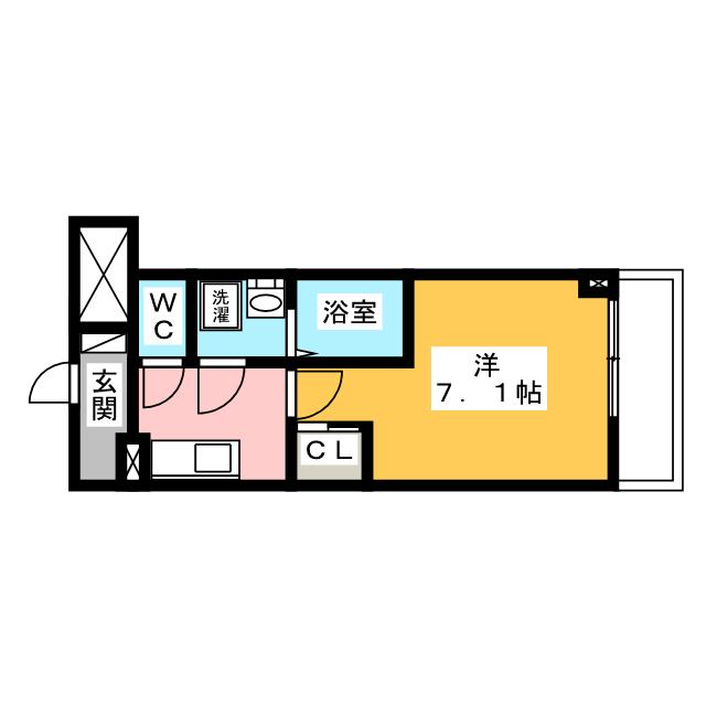 Ｓ－ＲＥＳＩＤＥＮＣＥ一宮駅前の間取り