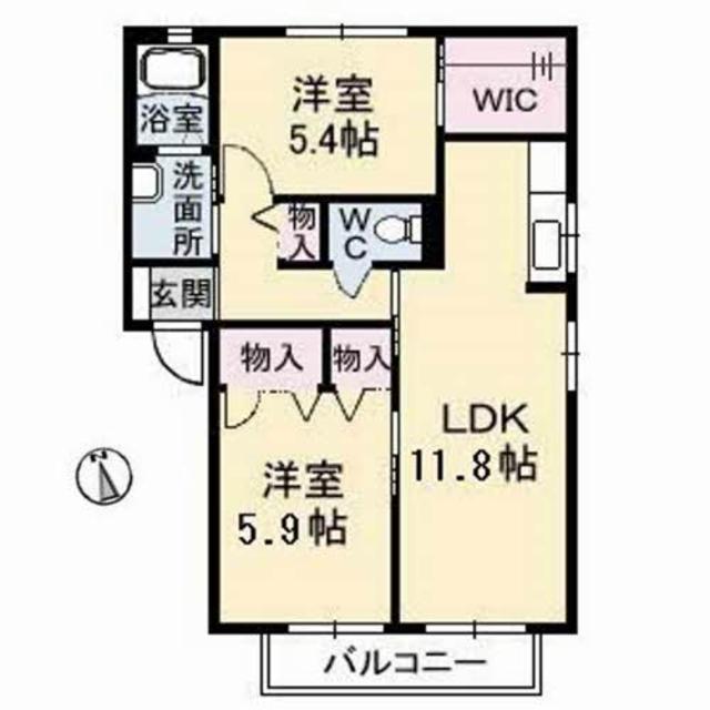 【恋路ガーデンプレイス　Ｅ棟の間取り】