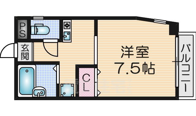 アルデール住道の間取り