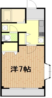 新発田市豊町のアパートの間取り