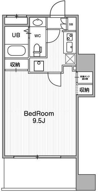 アーバンフラッツ池袋プレミアムの間取り