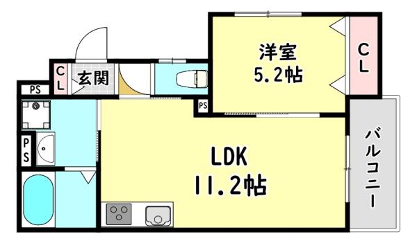 クリエオーレ忍ケ丘の間取り