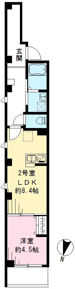 ラシーネ天神下の間取り