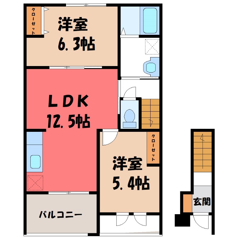 【ラビエールの間取り】