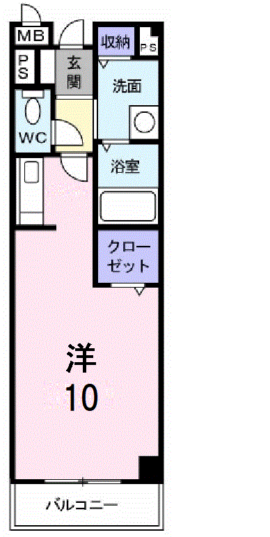 プレーヌ参番館の間取り