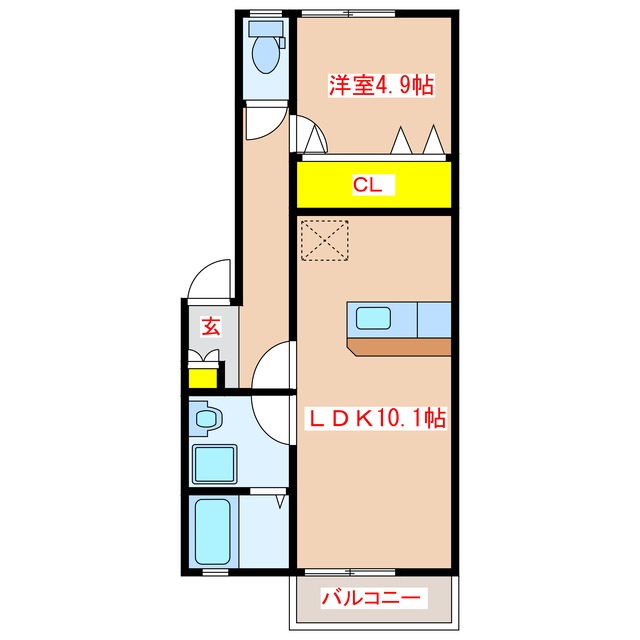 Ｐｒｅｎｄｒｅの間取り