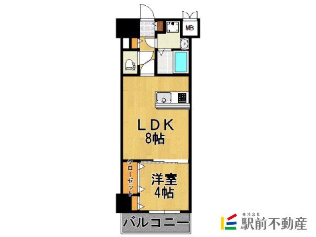 エンクレスト吉塚駅前IIの間取り