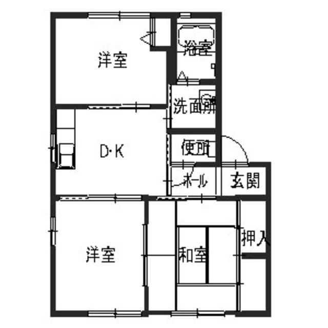 シャーメゾン新堂IIの間取り