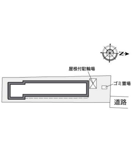 その他共有部分　屋根付きの駐輪場です。