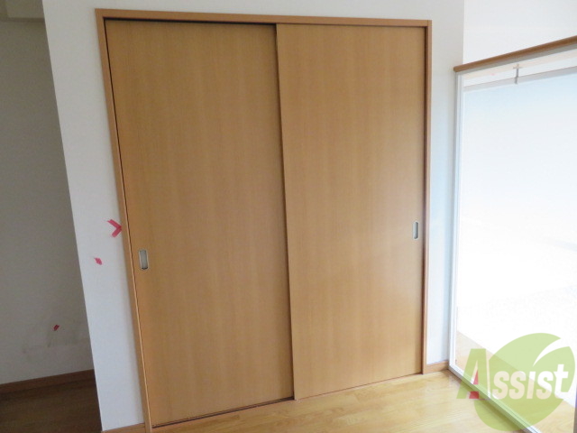 収納　収納がありました。お洋服や荷物はここへ。