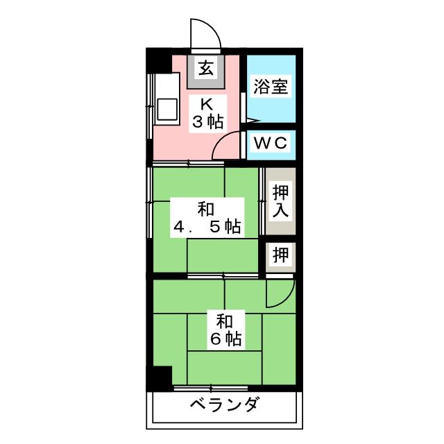 北浦和レジデンスの間取り