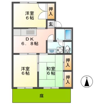 ステラシア名北の間取り