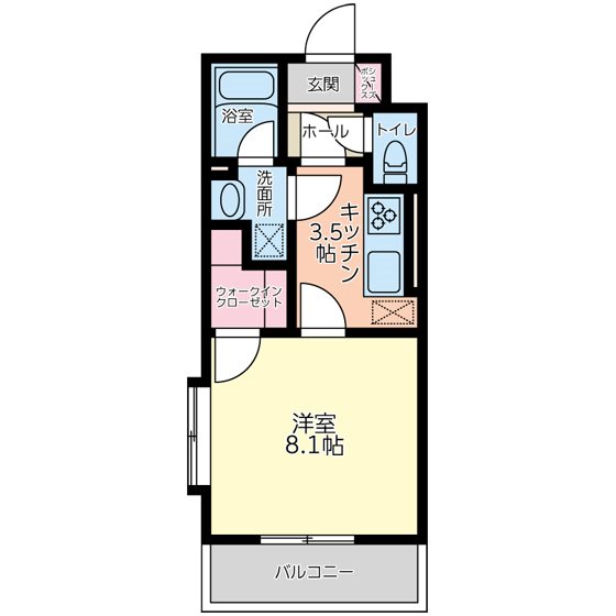 グリーンフレア新都心の間取り