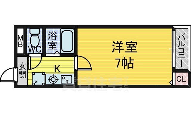 堺市堺区寺地町西のマンションの間取り