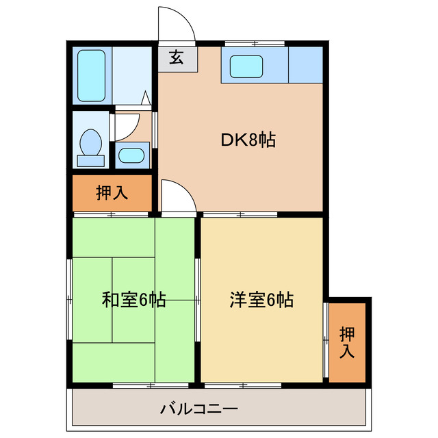 イーコール小野の間取り