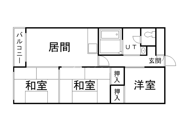 長井マンションの間取り